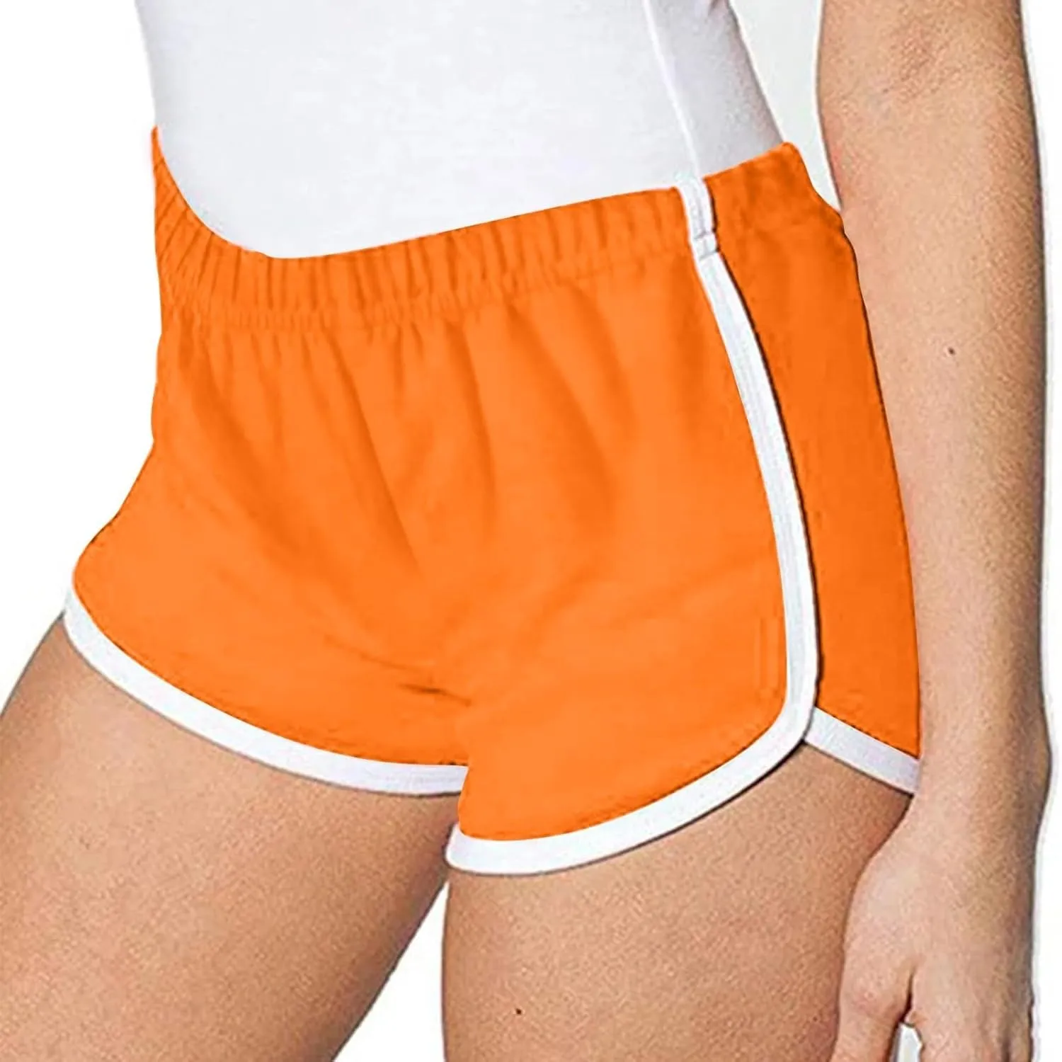 3 Pack Womens Workout Shorts Elastic Waist Casual Summer Beach Yoga Shorts Athletic Active Lightweight Running Gym Shorts