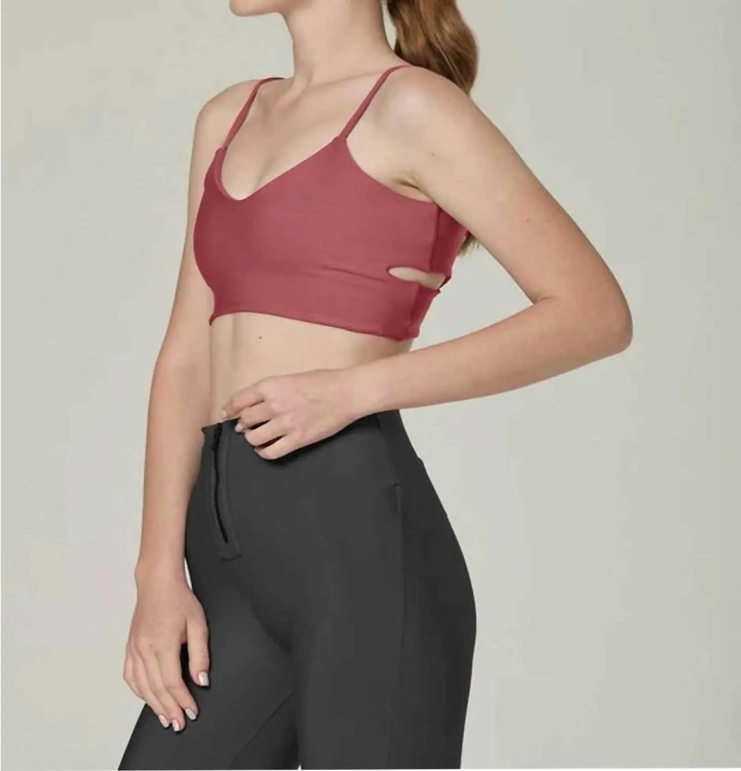 925 Fit - Cherry On Top Criss Cross Sports Bra