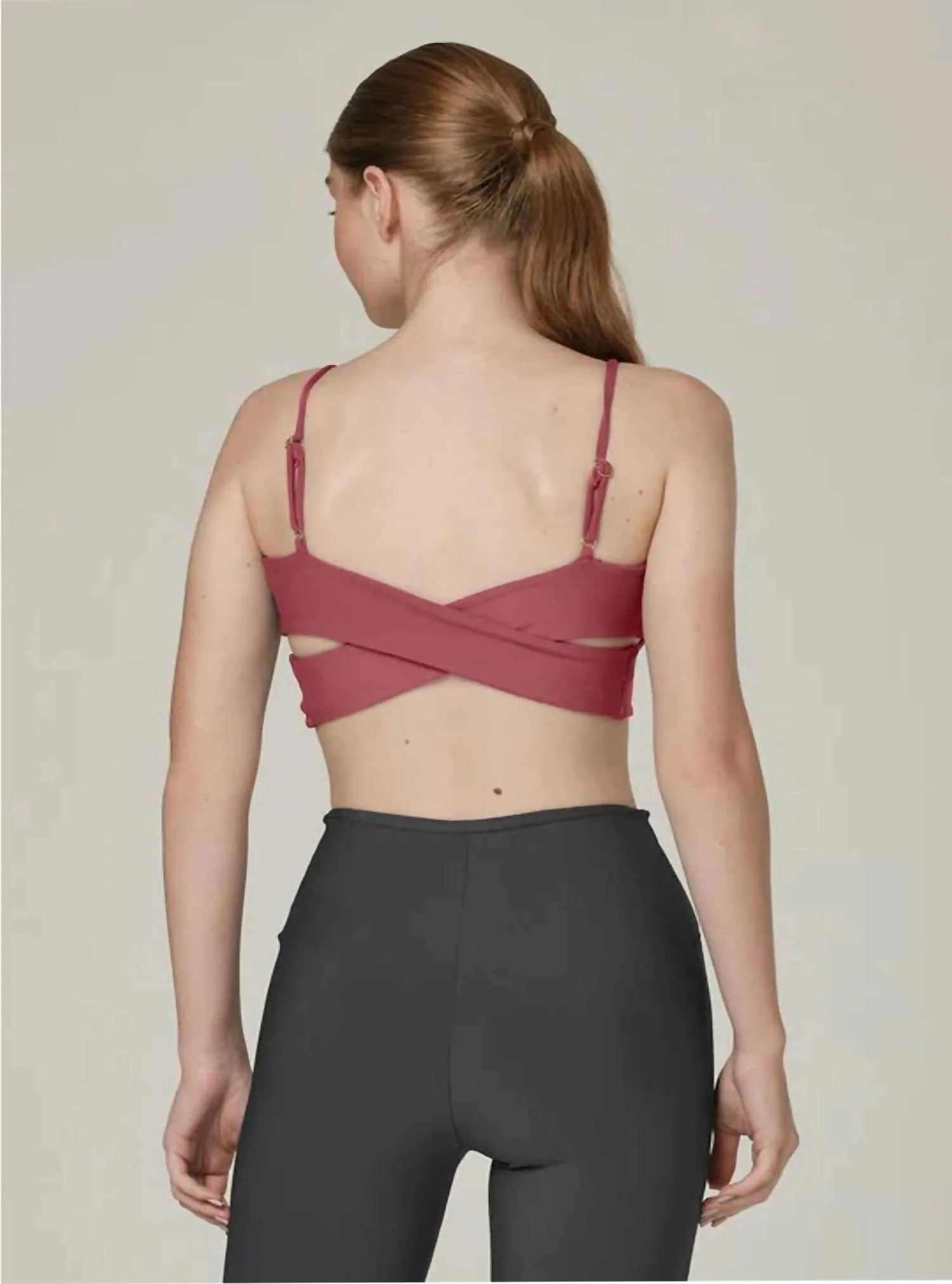 925 Fit - Cherry On Top Criss Cross Sports Bra