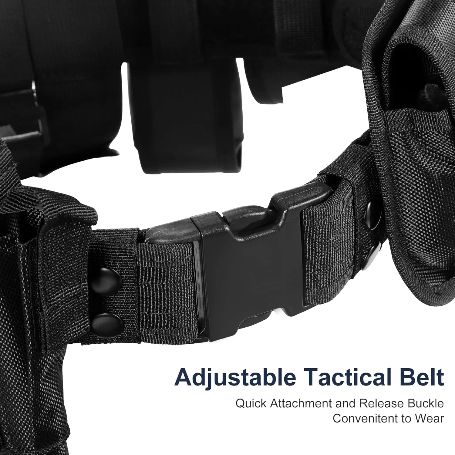 abcGoodefg Police Security Duty Belts Correctional Officers Ultility Cop Costume Belt Law Enforcement for Women Men Hunting