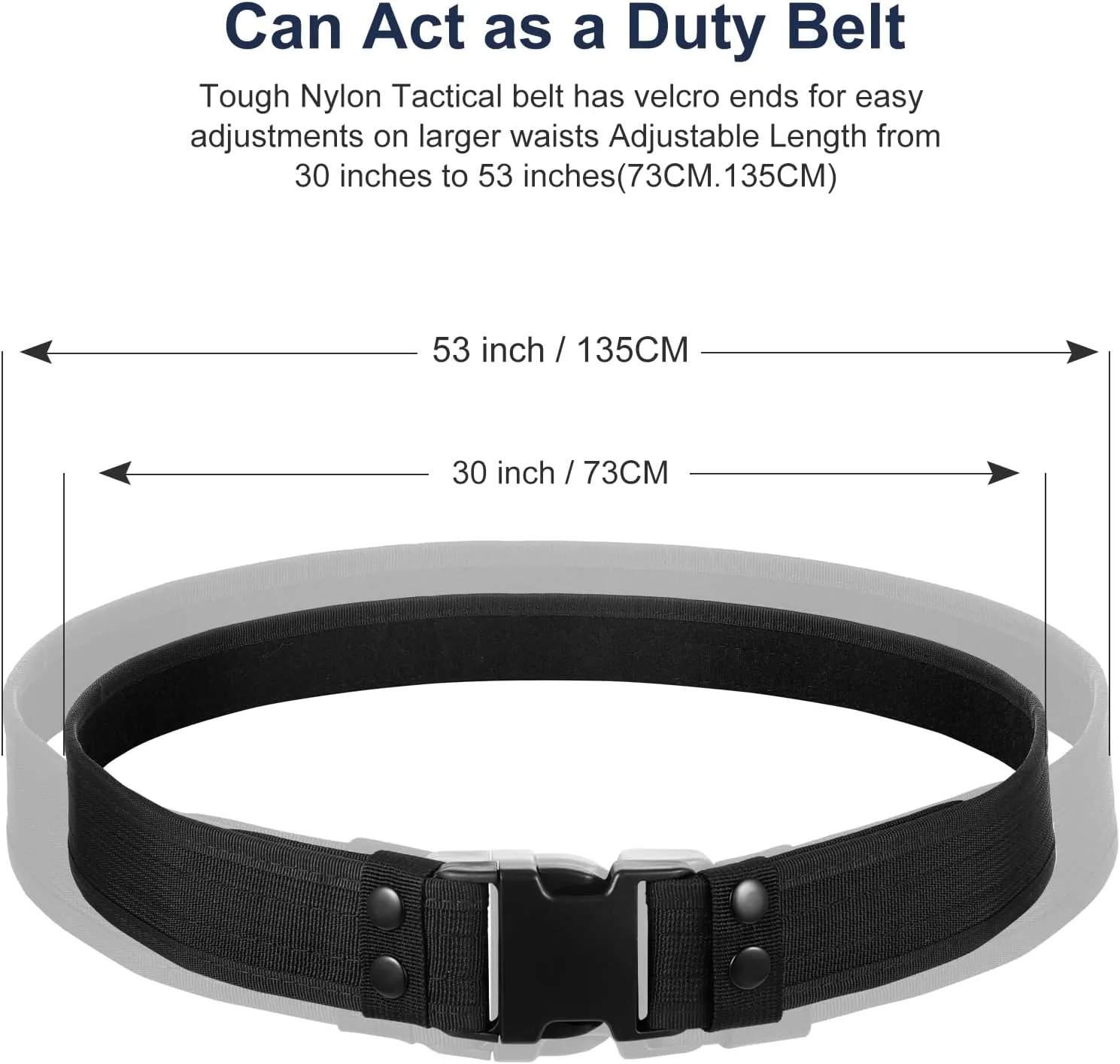 abcGoodefg Police Security Duty Belts Correctional Officers Ultility Cop Costume Belt Law Enforcement for Women Men Hunting