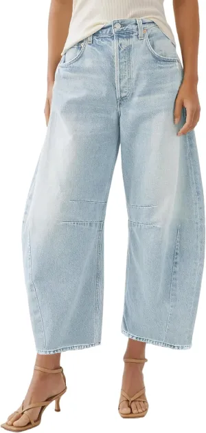 Allimy Womens Jeans Mid Rise Barrel Leg Vintage Jeans for Women Trendy 2025 Denim Pants Non Stretch