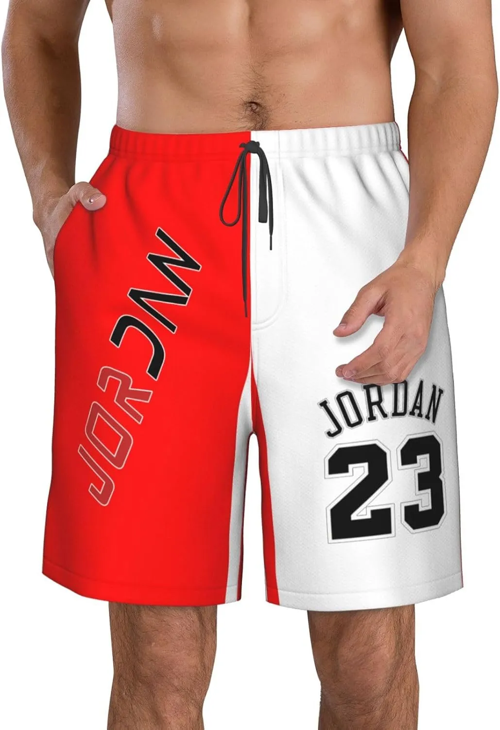 Basketball Goat 23 Beach Shorts Man's Beach Shorts Quick Dry Summer Outdoor Workout Shorts