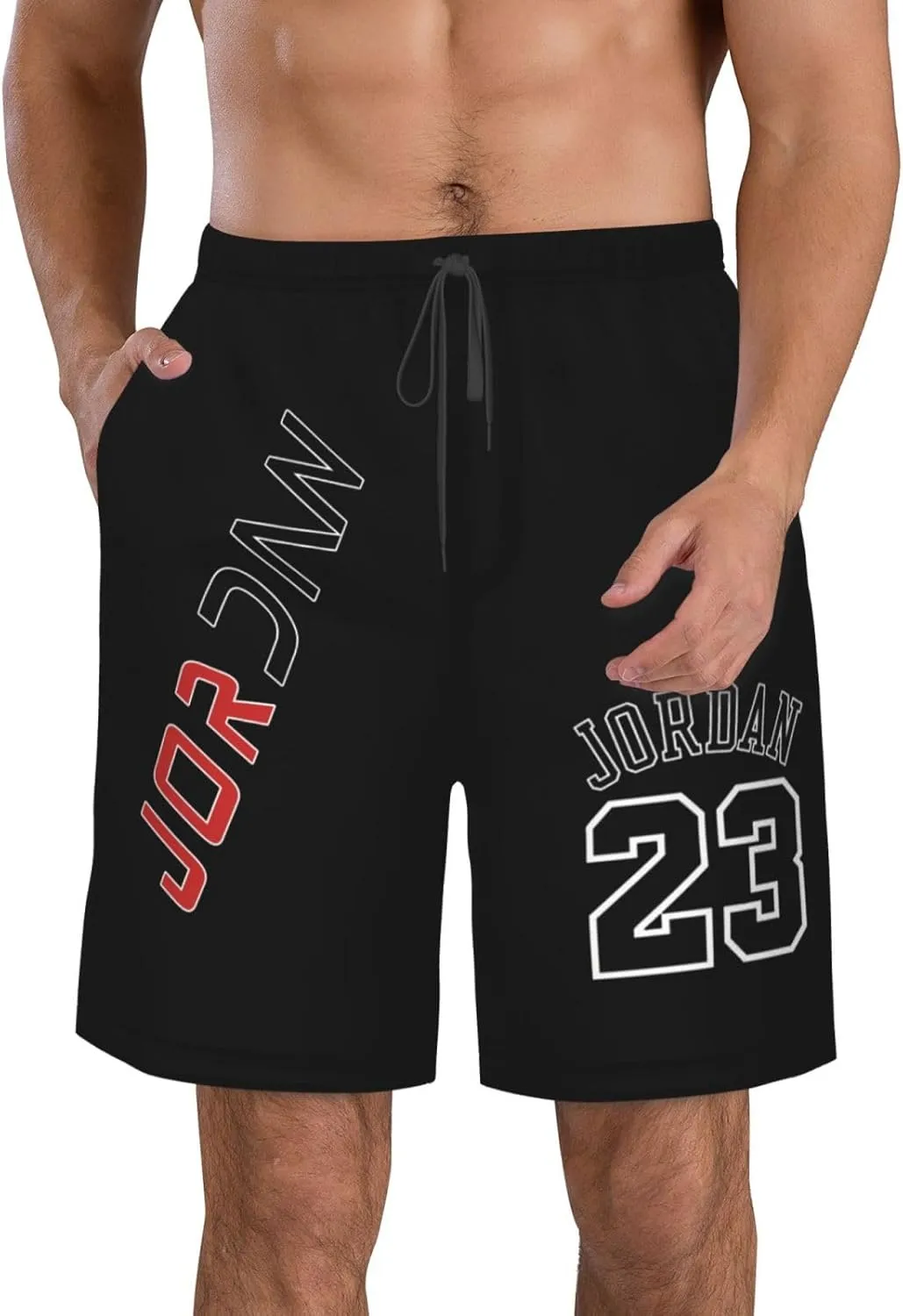 Basketball Goat 23 Beach Shorts Man's Beach Shorts Quick Dry Summer Outdoor Workout Shorts