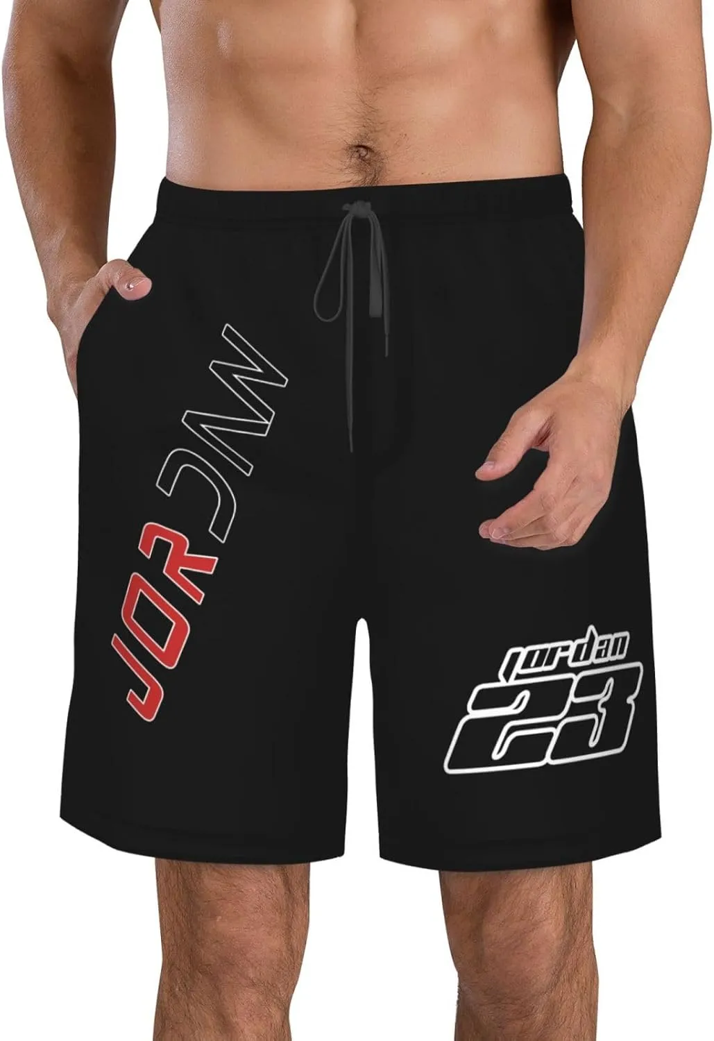 Basketball Goat 23 Beach Shorts Man's Beach Shorts Quick Dry Summer Outdoor Workout Shorts