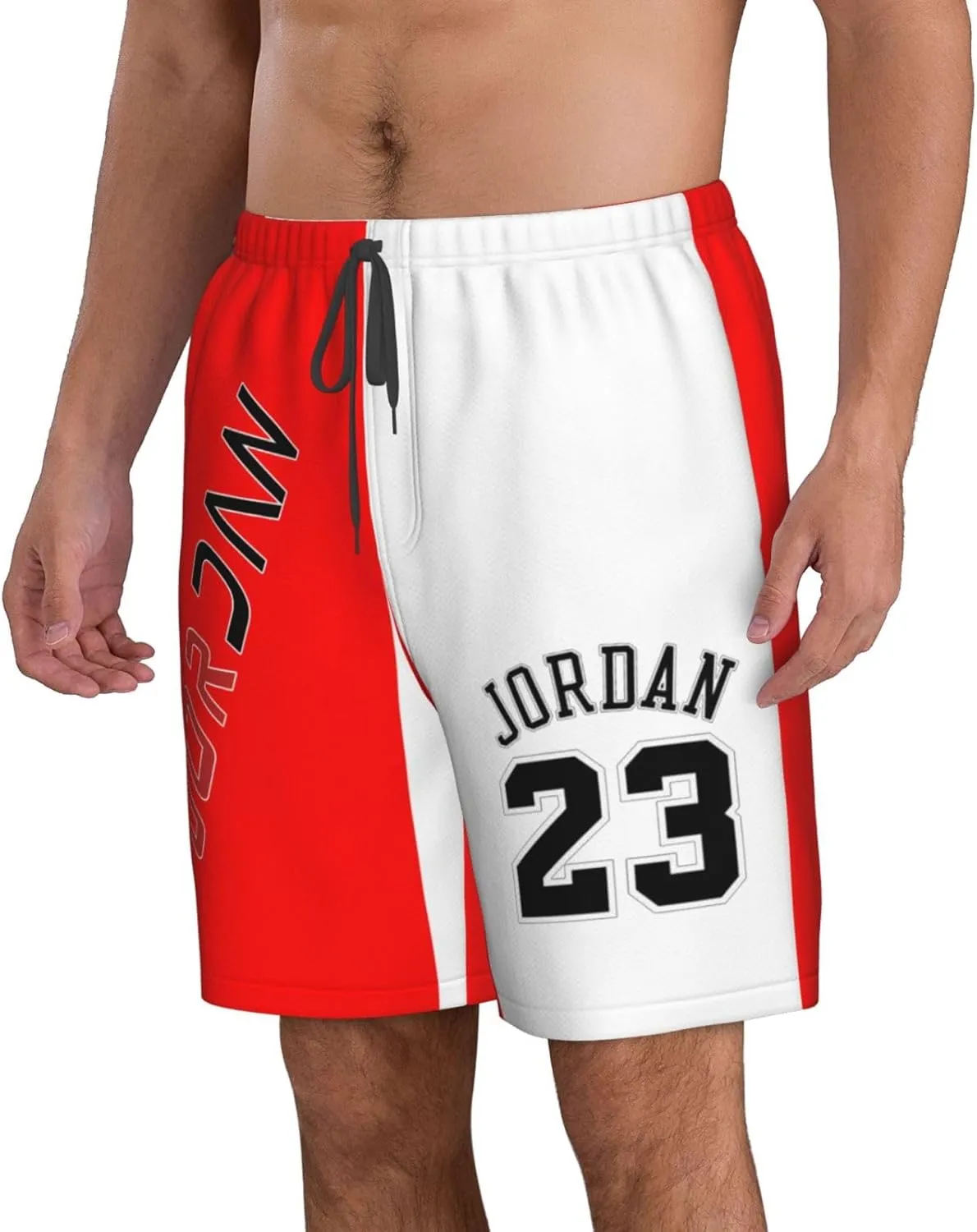 Basketball Goat 23 Beach Shorts Man's Beach Shorts Quick Dry Summer Outdoor Workout Shorts
