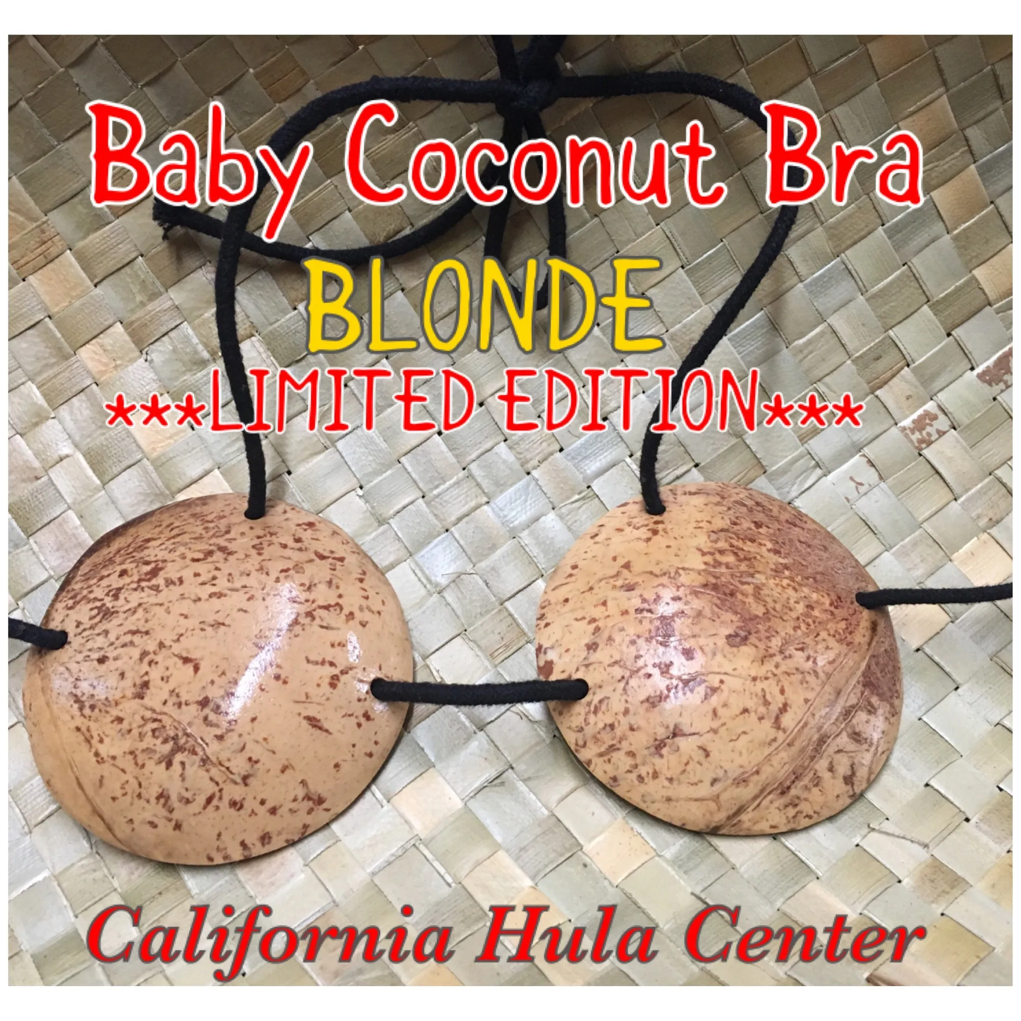 Blonde Coconut Bra (for little people)