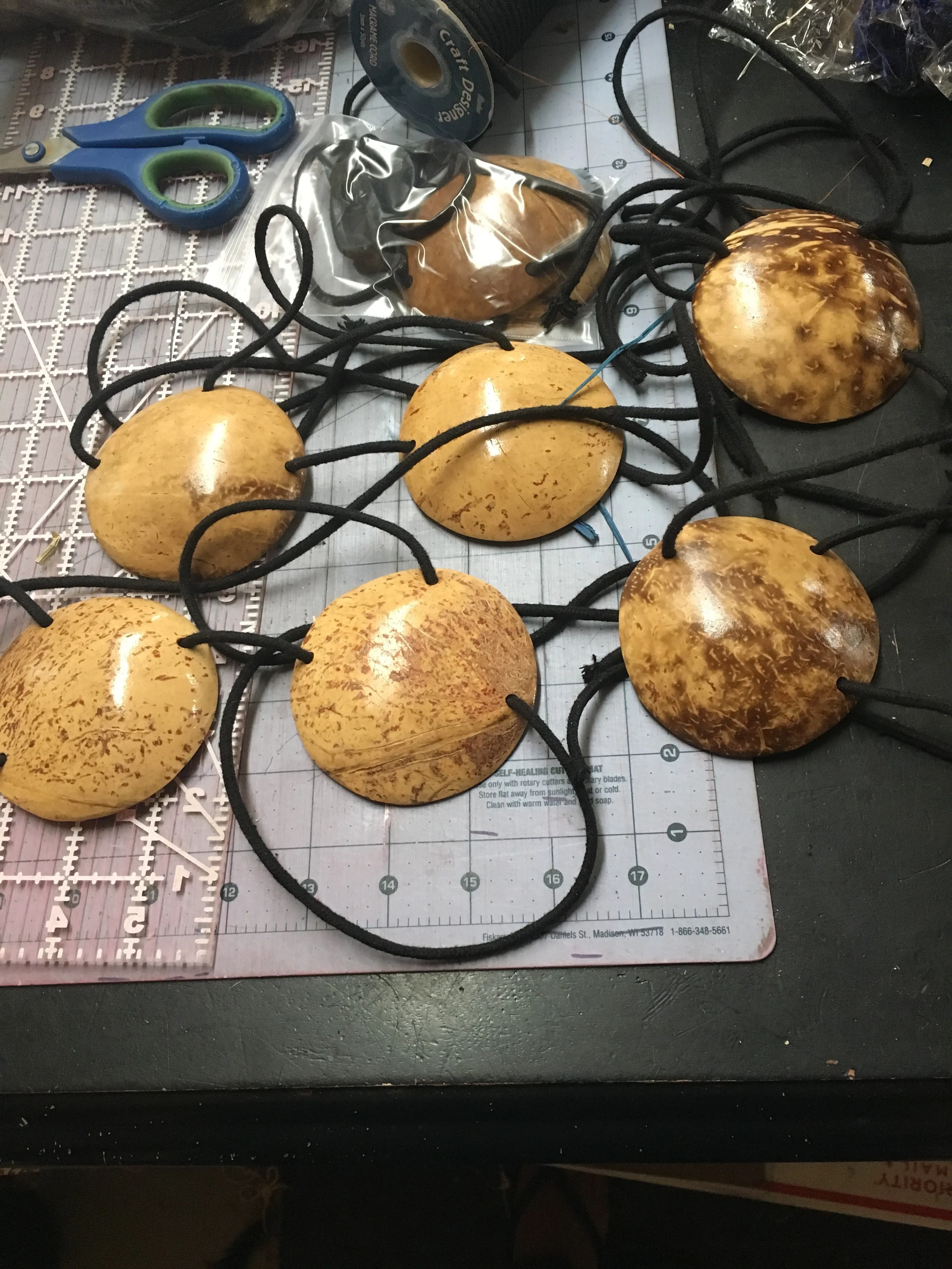 Blonde Coconut Bra (for little people)