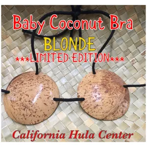 Blonde Coconut Bra (for little people)