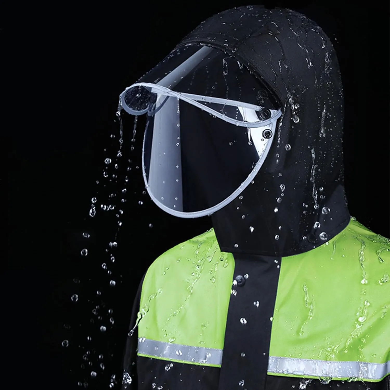 Breathable Impermeable Portable Rain Coat Pants Suit for Men Electric Bike Cycling