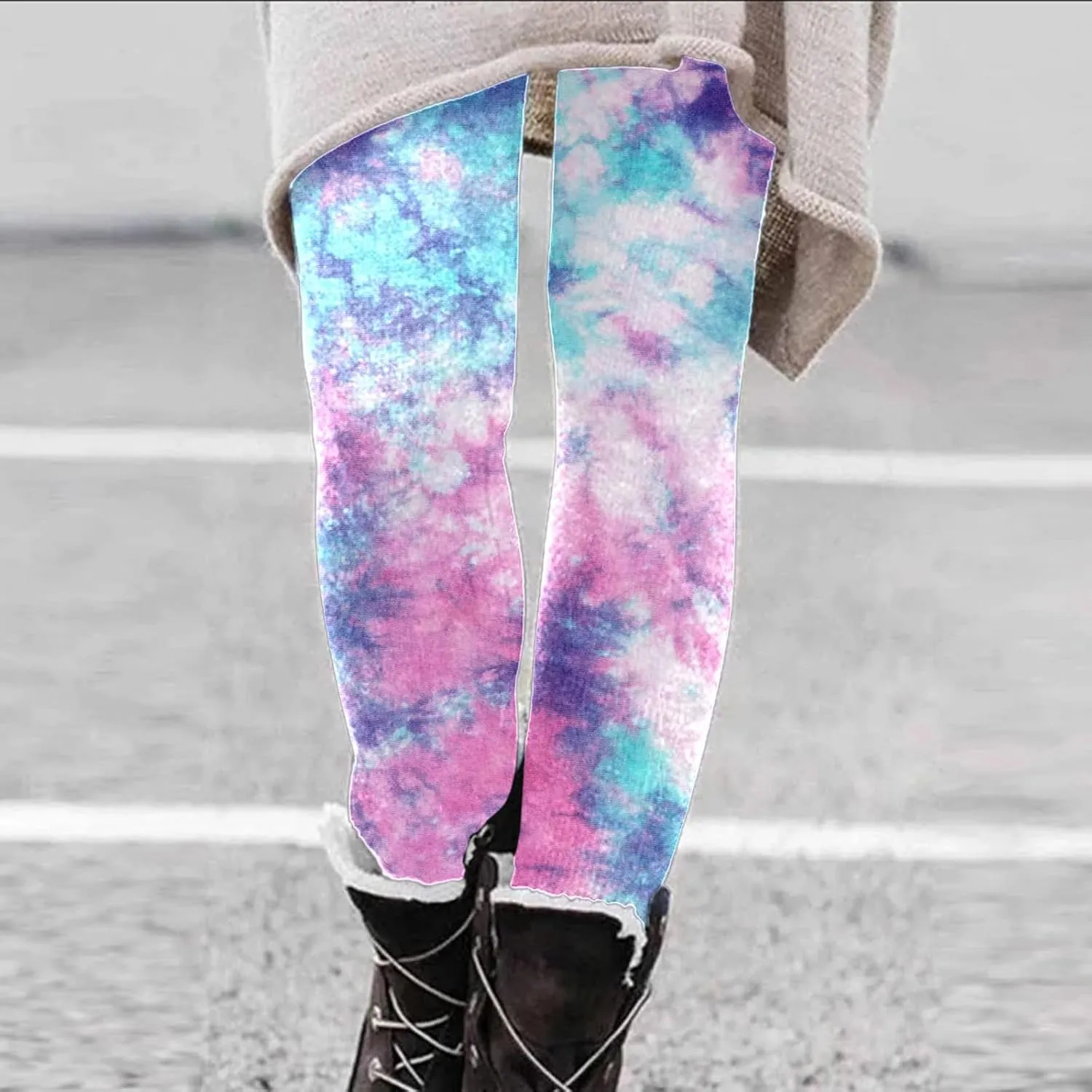 Butt Lift Leggings for Women Plus Size Printed Work Out Leggings Gym for Women Tiger Leggings Women