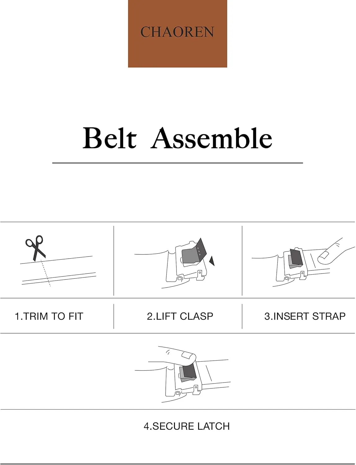 CHAOREN Click Belt for Men 2 Pack - Mens Dress Belt 1 1/4" in Packing Box - Design Belt Meet Almost Any Occasion and Outfit