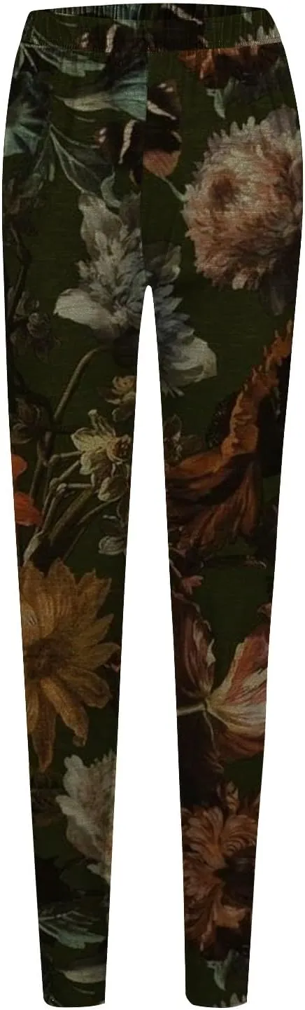 Christmas Plus Size Leggings for Women Leopard Print Clothing for Women High Waisted Work Out Leggings