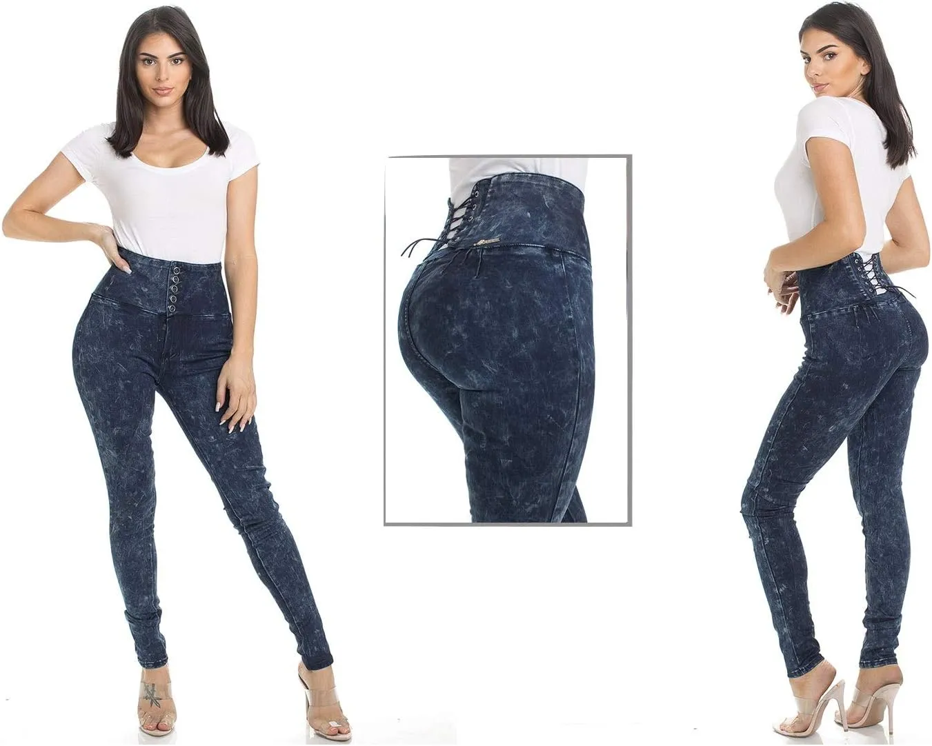 Colombian Jeans Butt Lifting Jeans for Women High Waisted Skinny Levanta Cola Stretch