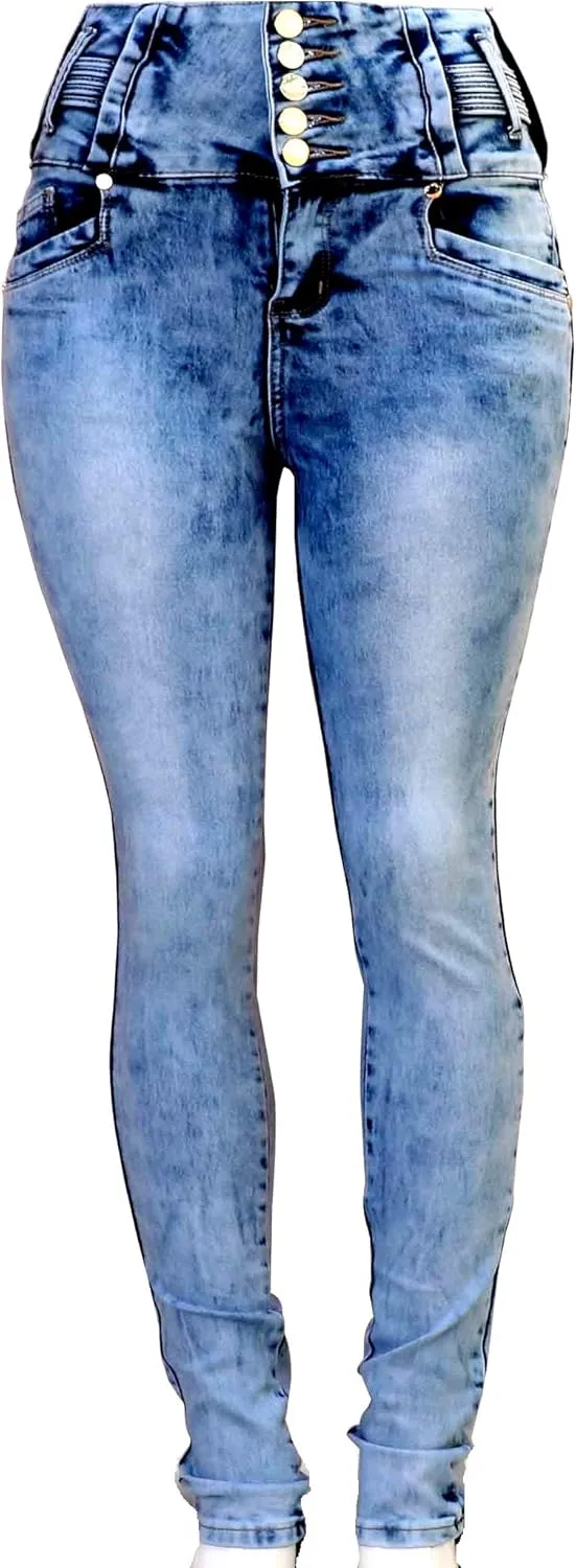 Colombian Jeans Butt Lifting Jeans for Women High Waisted Skinny Levanta Cola Stretch