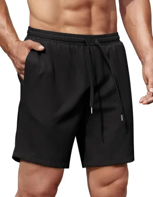 COOFANDY Men's Gym Workout Shorts 8 Inch Quick Dry Athletic Shorts Lightweight Drawstring Running Shorts