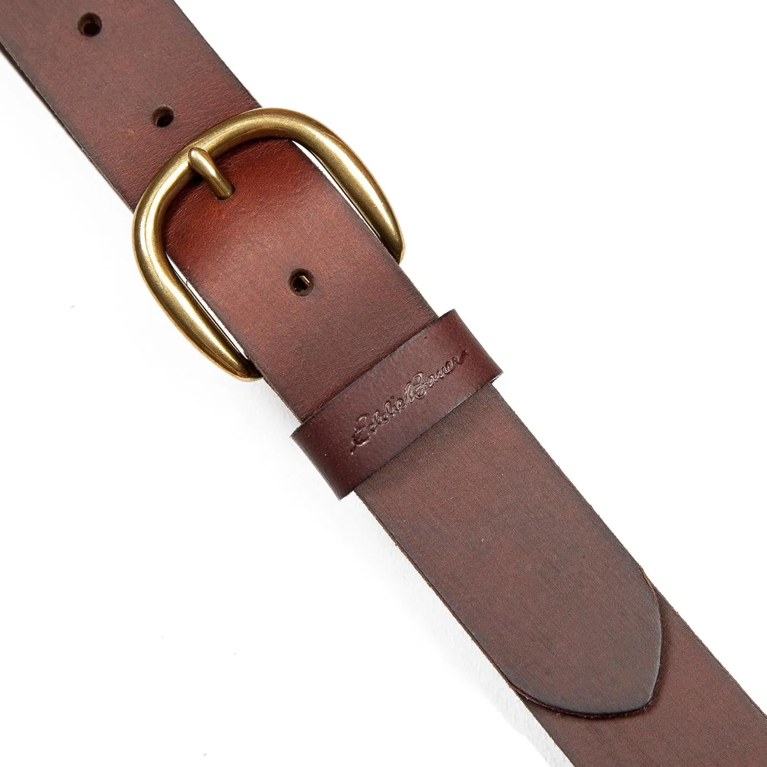 Eddie Bauer Women's Casual Leather Belts with Durable Metal Buckle