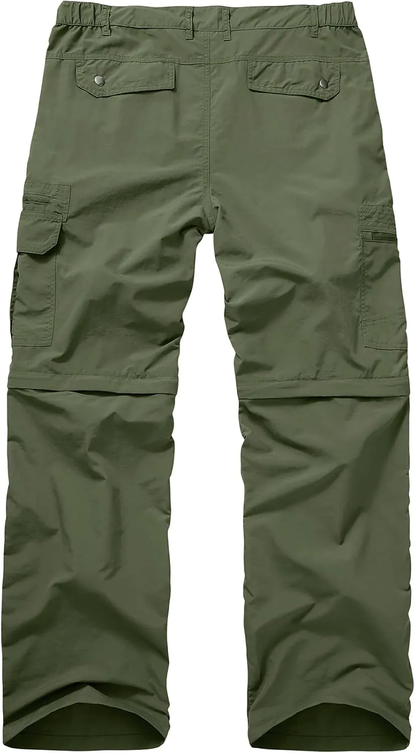 Fishing Pants for Men, Waterproof Convertible Quick Dry Pants for Wading, Lightweight Breathable Hiking Pants Mens