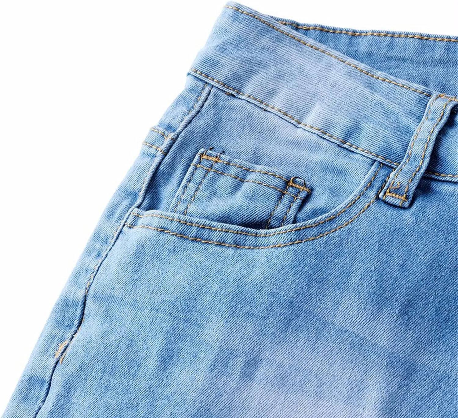 Flare Jeans for Women Comfy 2024 Figure Flattering Stretch Button Pockets Straight Denim Outdoor Skinny Lounge Jeans