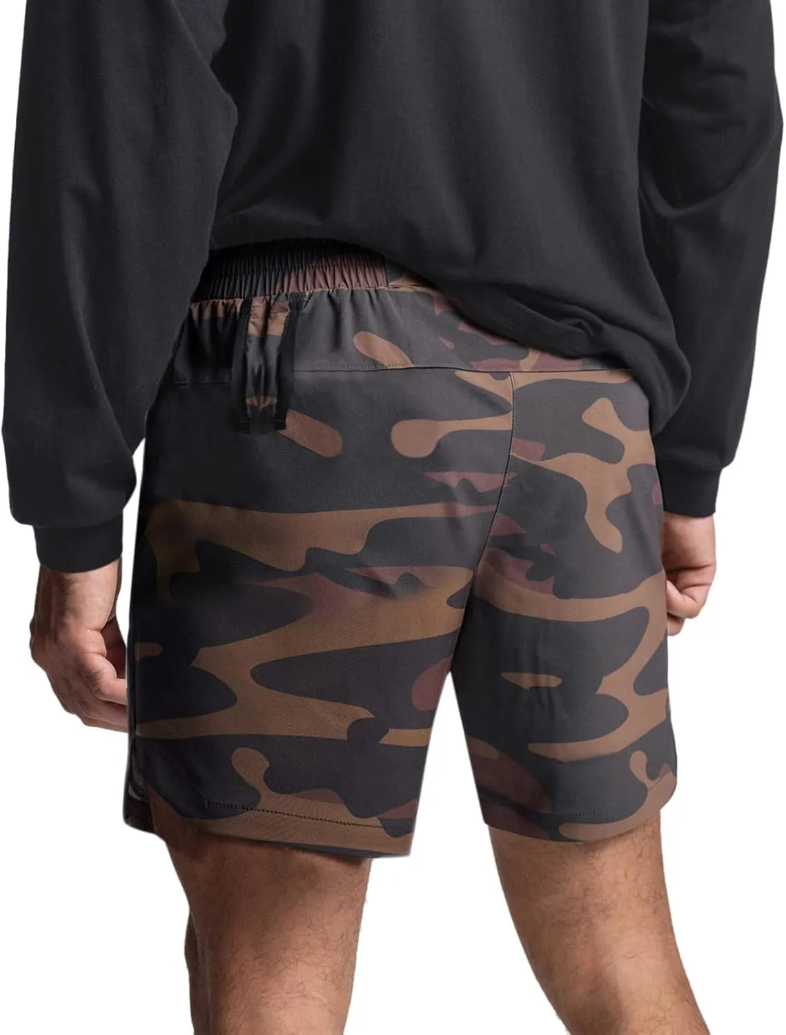 GOKKILRW Mens Athletic Gym Shorts Quick Dry Drawstring Workout Running Training Shorts Elastic Waist Summer Sports Shorts