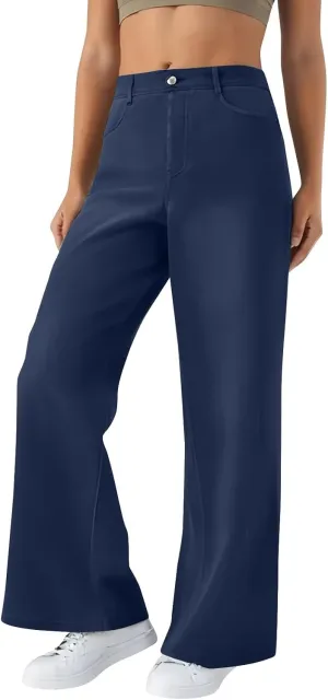 Jeans for Women, Sweatpants Relaxed Wide Leg Jeans High Waisted Straight Denim