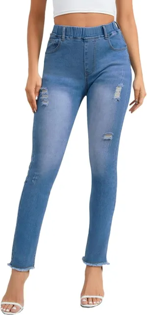 Jeans for Women Trendy 2024 Flare/Wide Leg Jeans High Waisted Stretch Baggy Jeans for Women Plus Size Denim Pants