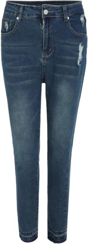 Jeans for Women Trendy Stretch Slim Fitting High Waisted Jeans Women Plus Size Jean Shorts