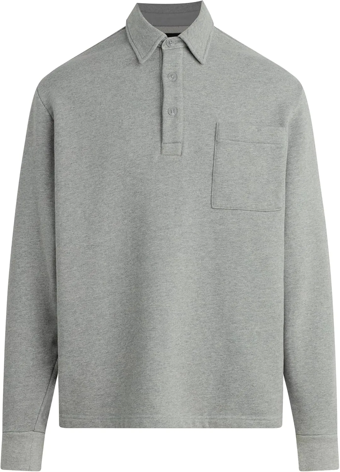 Joe's Jeans Men's Polo Long Sleeve Sweatshirt