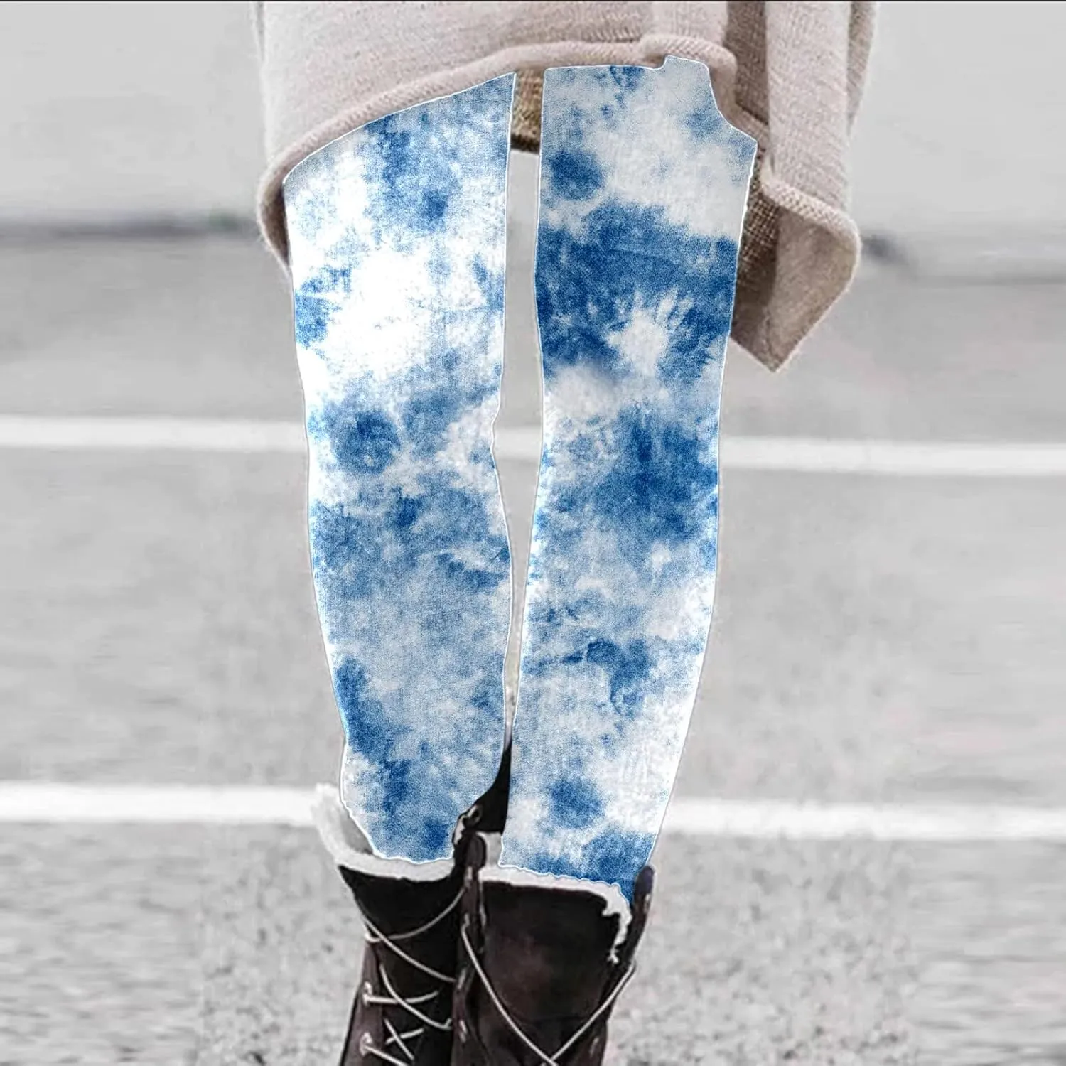 Leggings for Women Mid Rise Work Pants Women Butt Lift Slimming Pants for Women Tummy Control