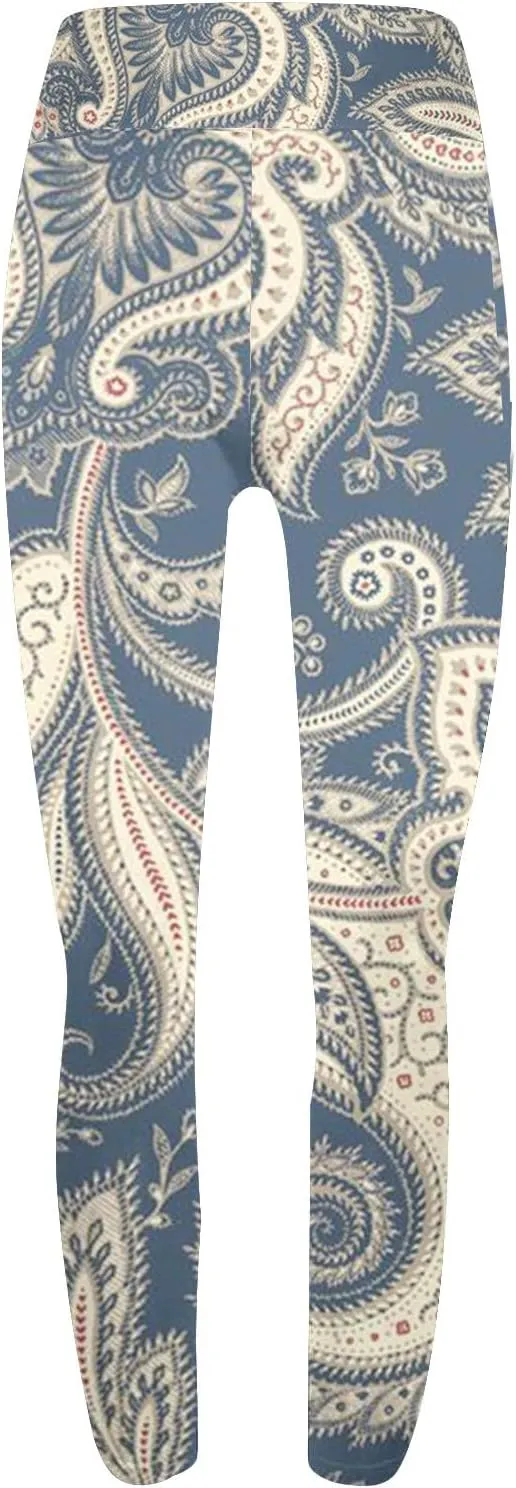 Leopard Print Workout Leggings for Women Printed Pants for Women Tall High Waist Yoga Leggings