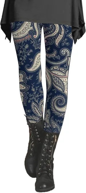 Leopard Print Workout Leggings for Women Printed Pants for Women Tall High Waist Yoga Leggings
