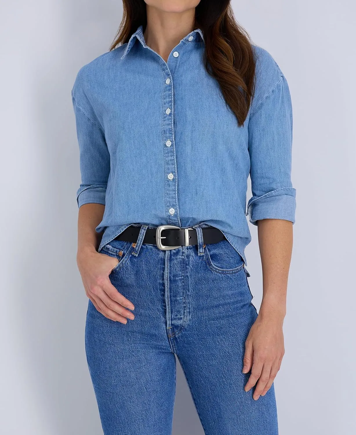 Levi's Women's Two-in-one Reversible Casual Jean Belt