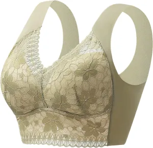 Lysine Charm Bras, Womens Daily Bra - Seamless Sexy Push up Wireless Bra Comfort Full Coverage Bra Everyday Bra