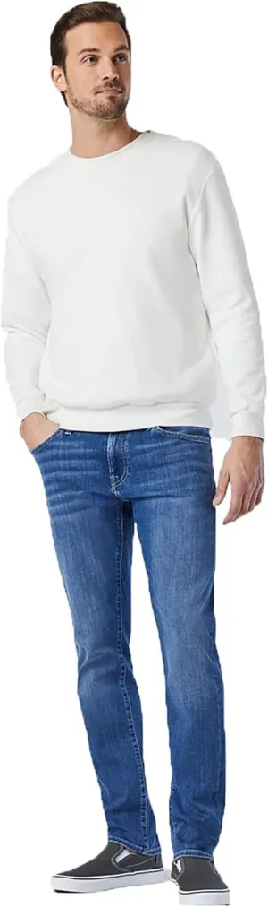Mavi Matt Classic Men's Straight Leg Jeans, Mid-Rise Relaxed Fit Jeans for Men, Brushed Williamsburg, Medium Wash Blue Jeans, 33 x 30