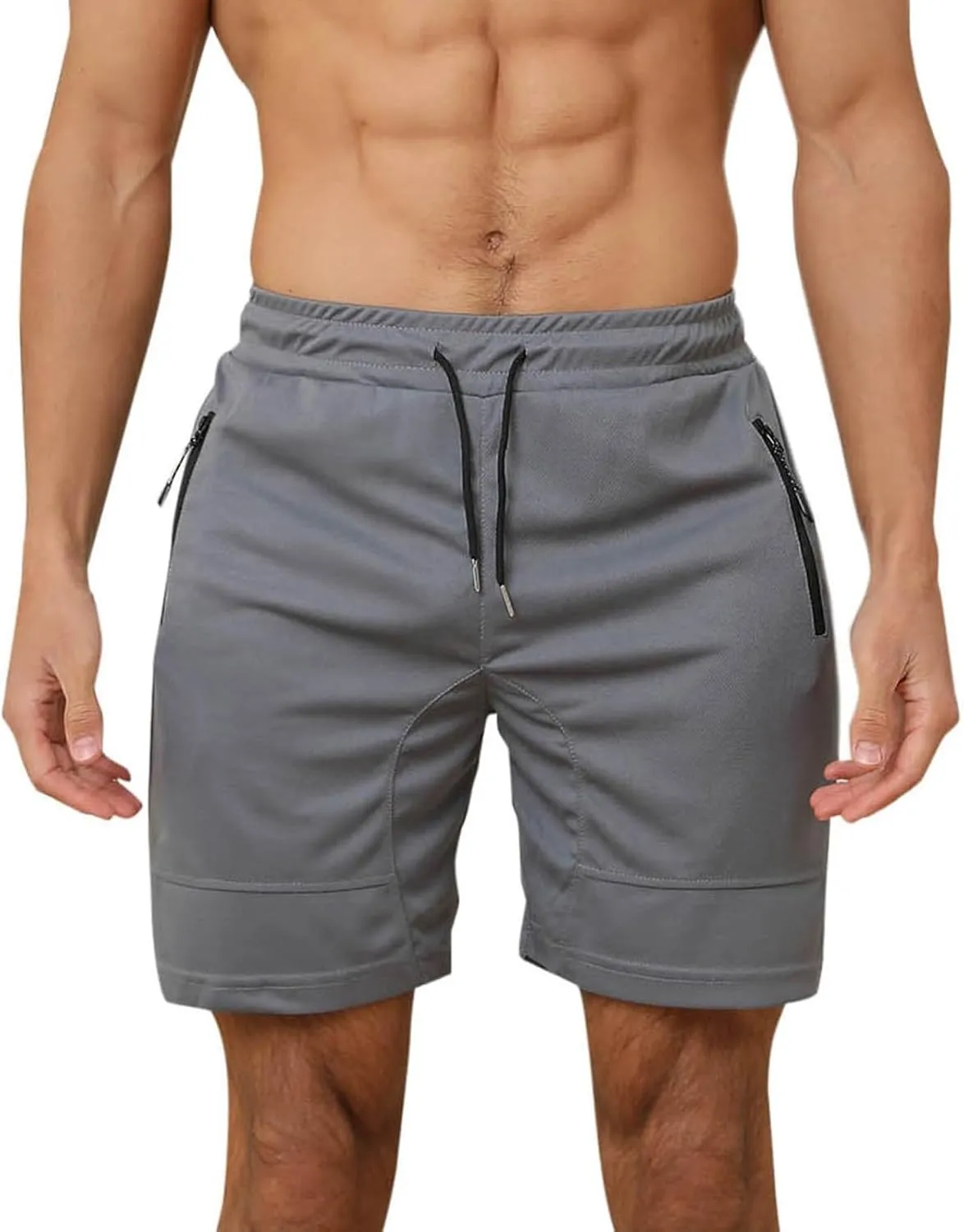 Mens Athletic Shorts Outdoor Sports Basketball Shorts Soft Casual Lightweight Quick Dry Short Shorts with Pockets