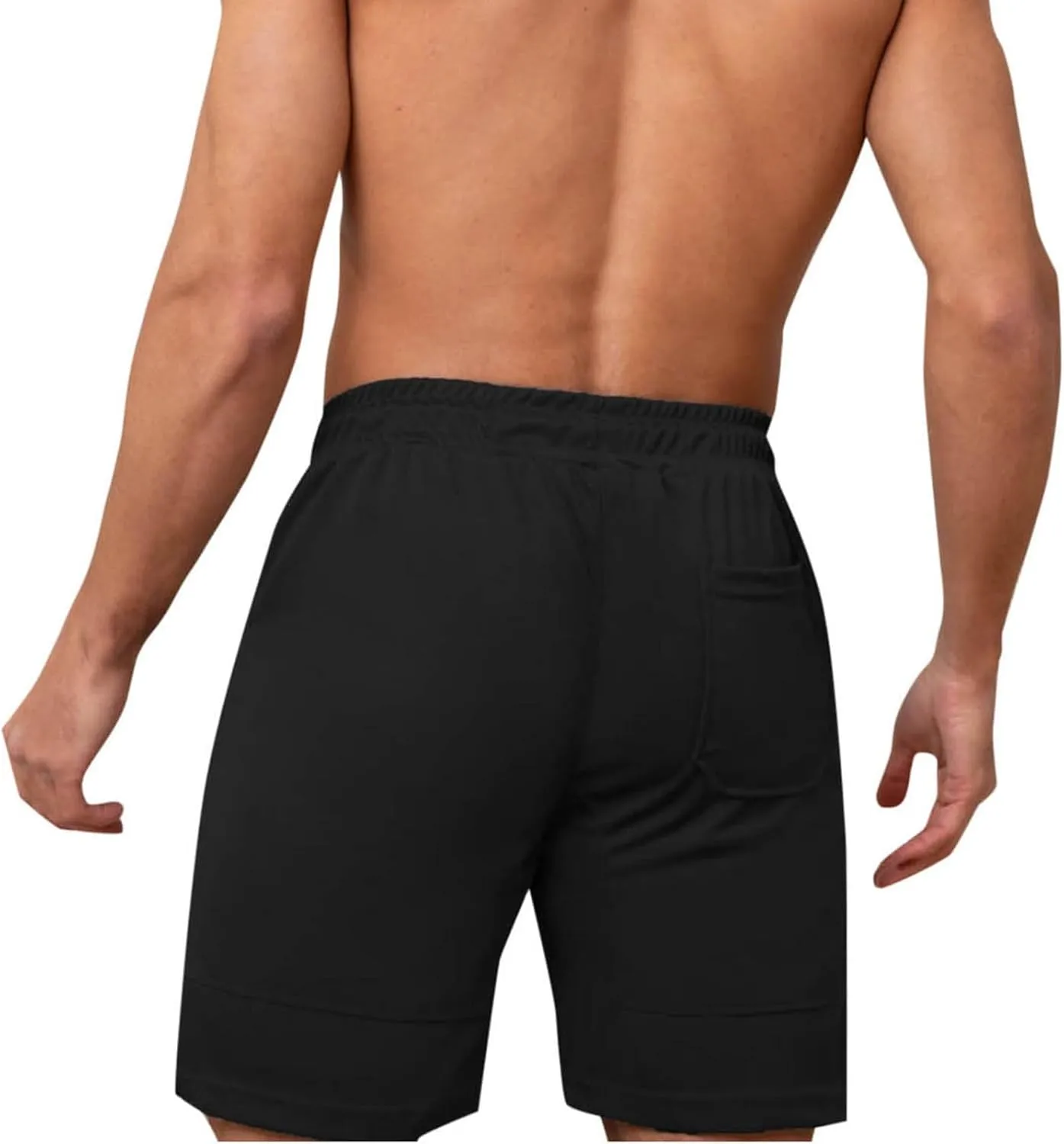 Mens Athletic Shorts Outdoor Sports Basketball Shorts Soft Casual Lightweight Quick Dry Short Shorts with Pockets
