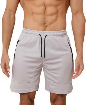 Mens Athletic Shorts Outdoor Sports Basketball Shorts Soft Casual Lightweight Quick Dry Short Shorts with Pockets
