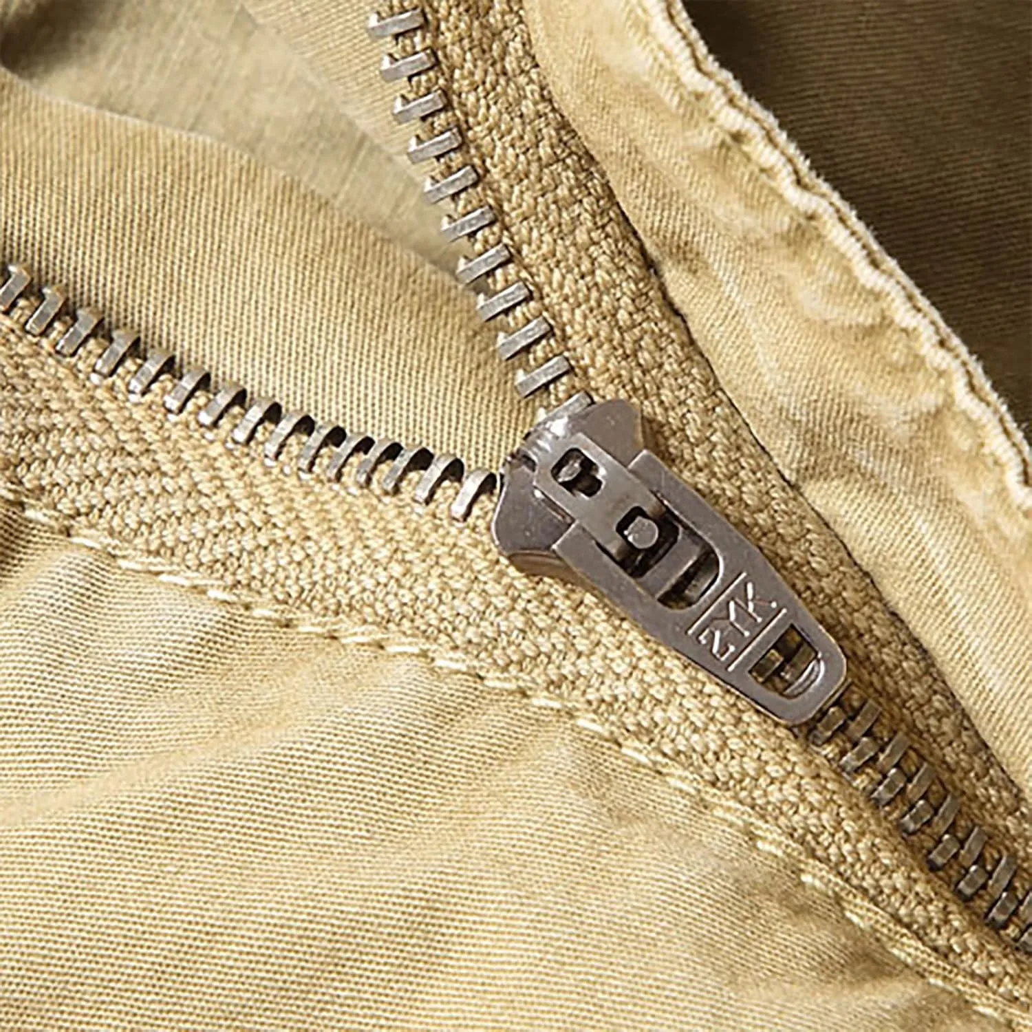 Mens Cargo Pants Multi Pockets Hiking Pants Cotton Stretch Elastic Waist Lightweight Trousers Outdoor Casual Pants
