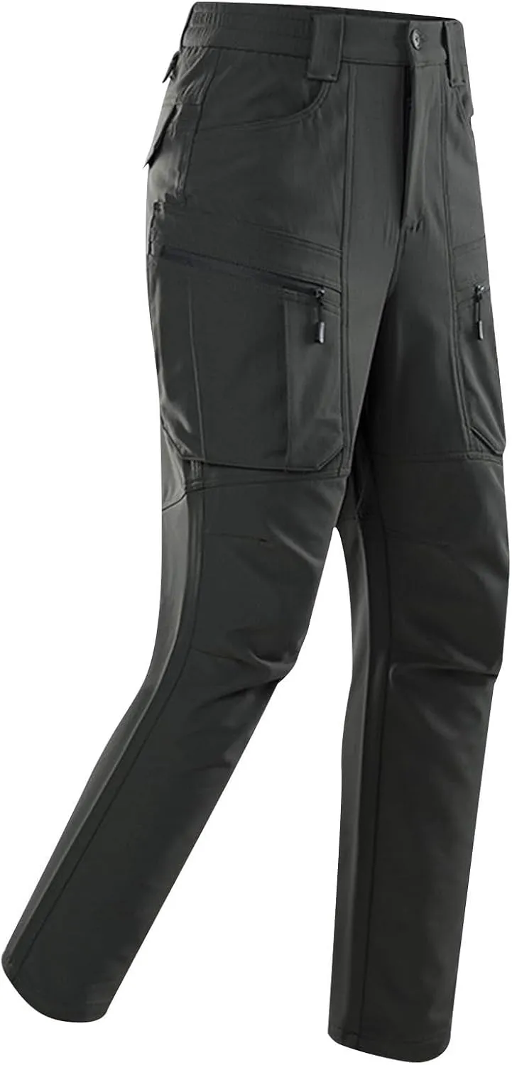 Men's Cargo Pants Outdoor Hiking Pants Athletic Joggers Sweatpants Water Resistant Breathable Ripstop Tactical Pants