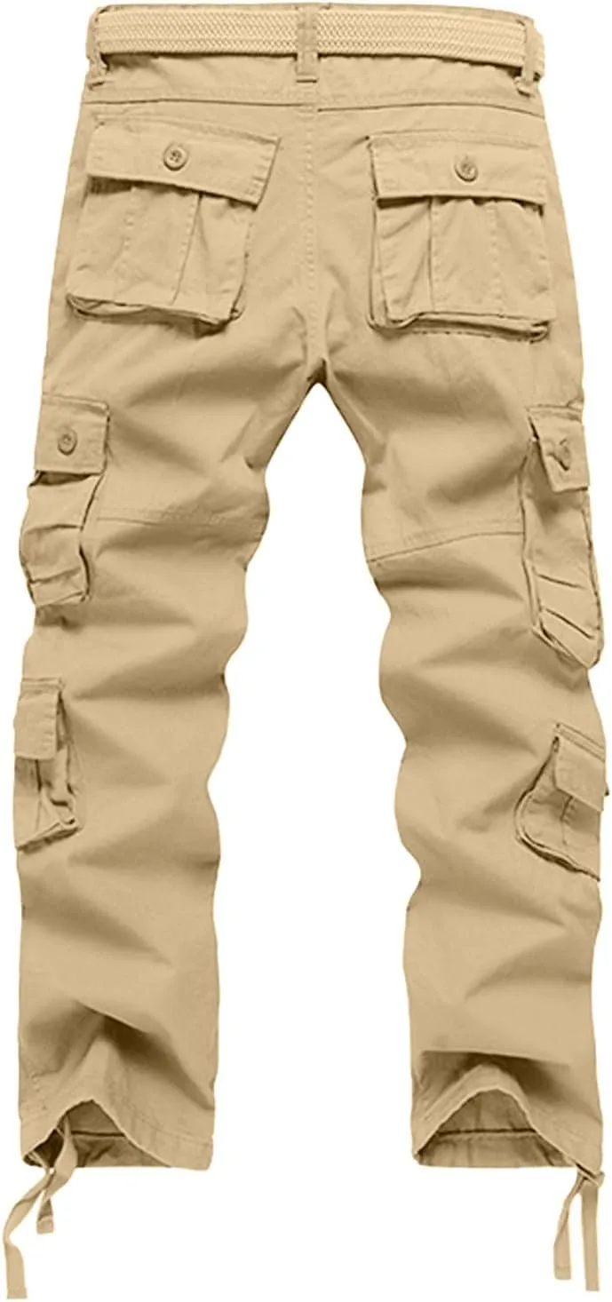 Men's Casual Cargo Pants - 2025 Loose Fit Multi-Pocket Summer Practical Outdoor Trousers.