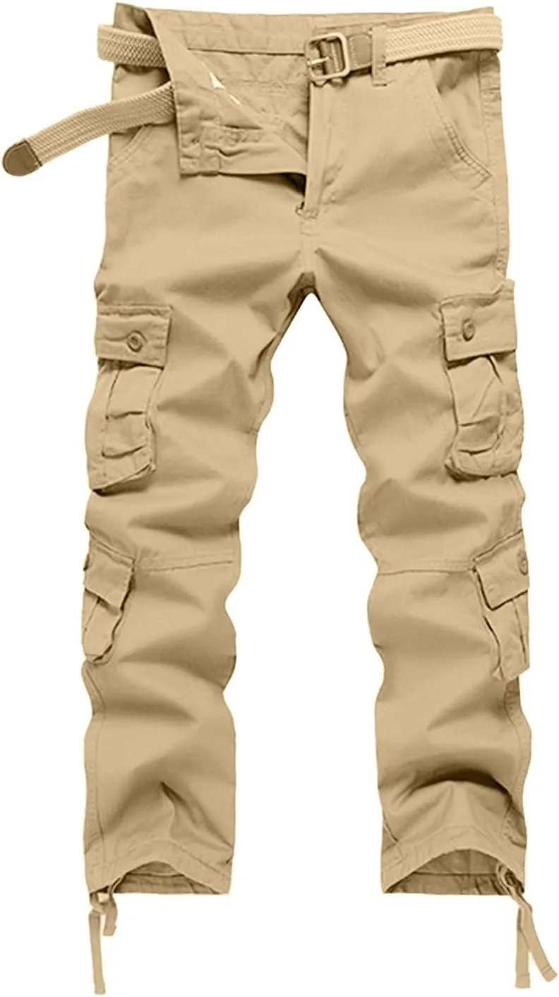 Men's Casual Cargo Pants - 2025 Loose Fit Multi-Pocket Summer Practical Outdoor Trousers.