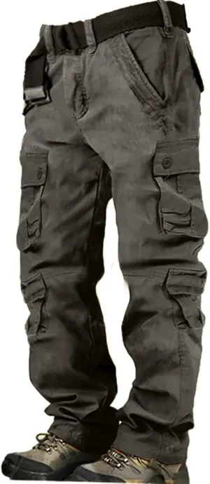Men's Casual Cargo Pants - 2025 Loose Fit Multi-Pocket Summer Practical Outdoor Trousers.