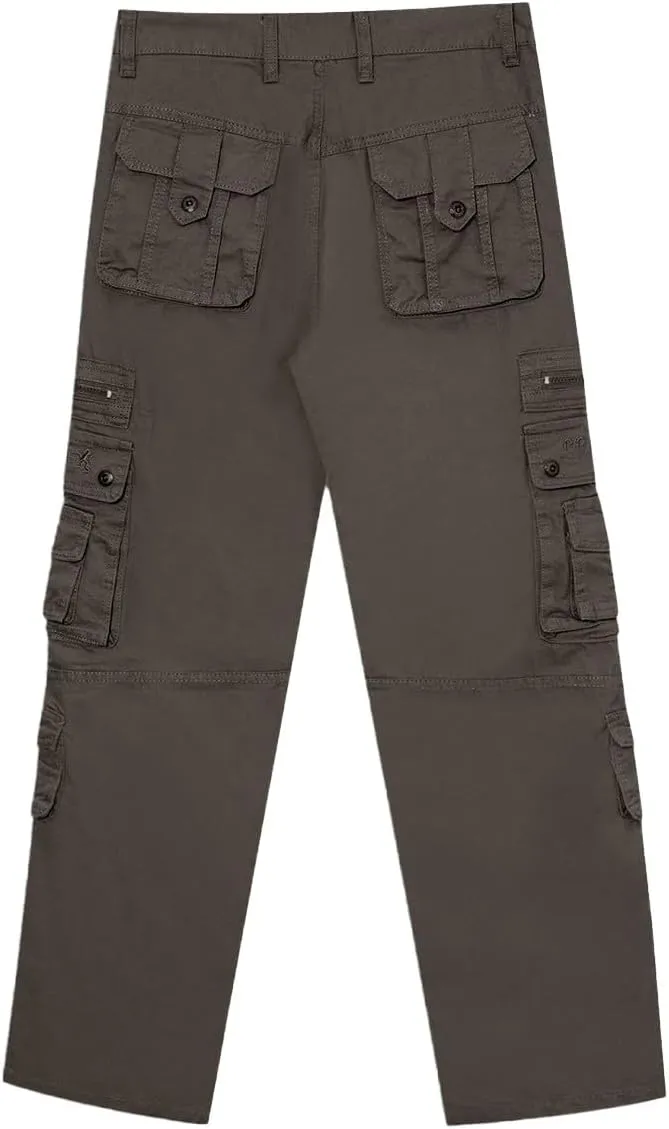 Men's Casual Cargo Pants - Loose Fit Multi-Pocket Summer Practical Outdoor Trousers.