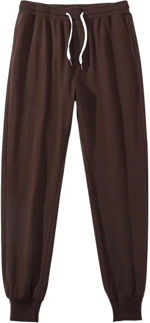 Mens Casual Sweatpants Drawstring Lightweight Joggers Lounge Pants Elastic Waistband Loose Fit Summer Pants