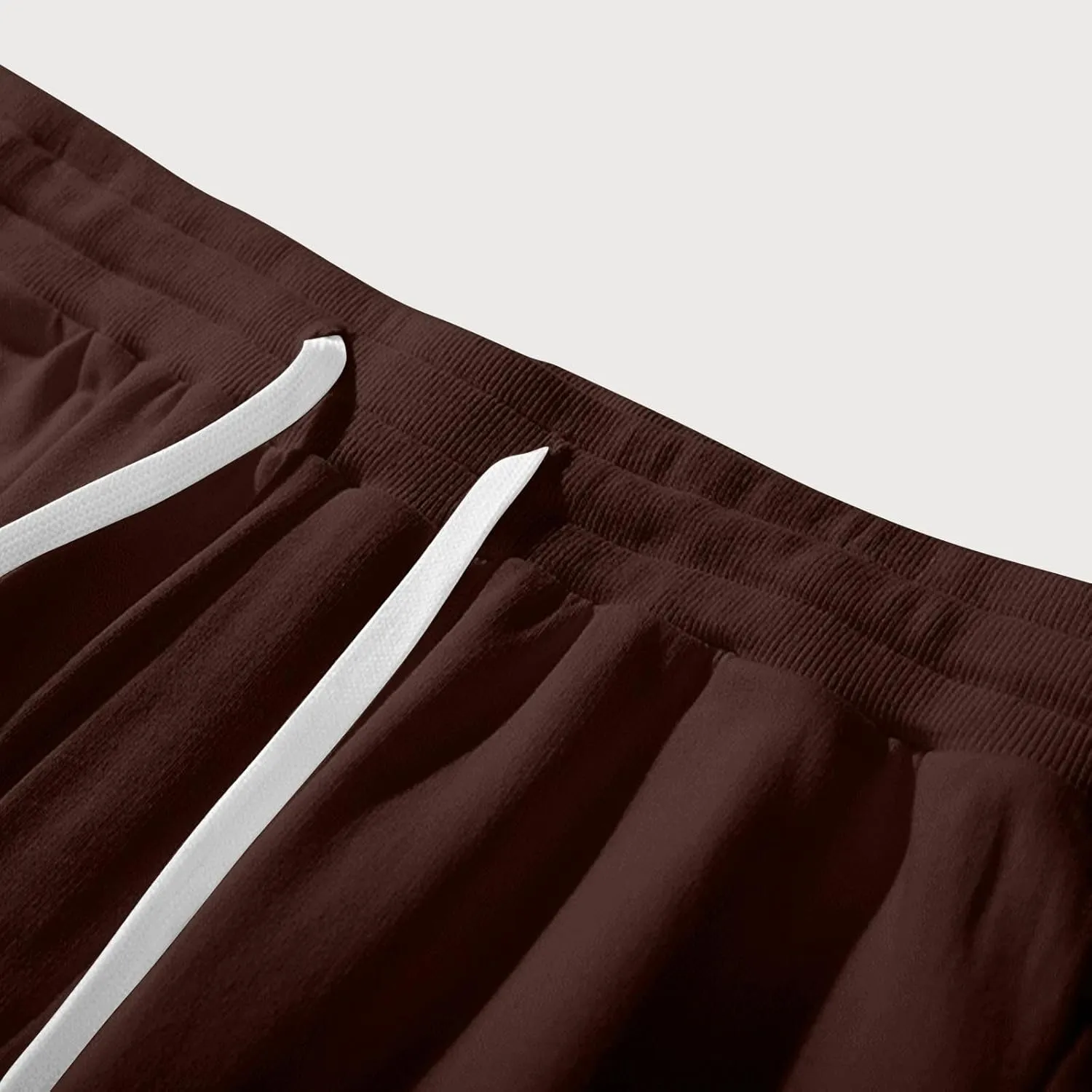 Mens Casual Sweatpants Drawstring Lightweight Joggers Lounge Pants Elastic Waistband Loose Fit Summer Pants