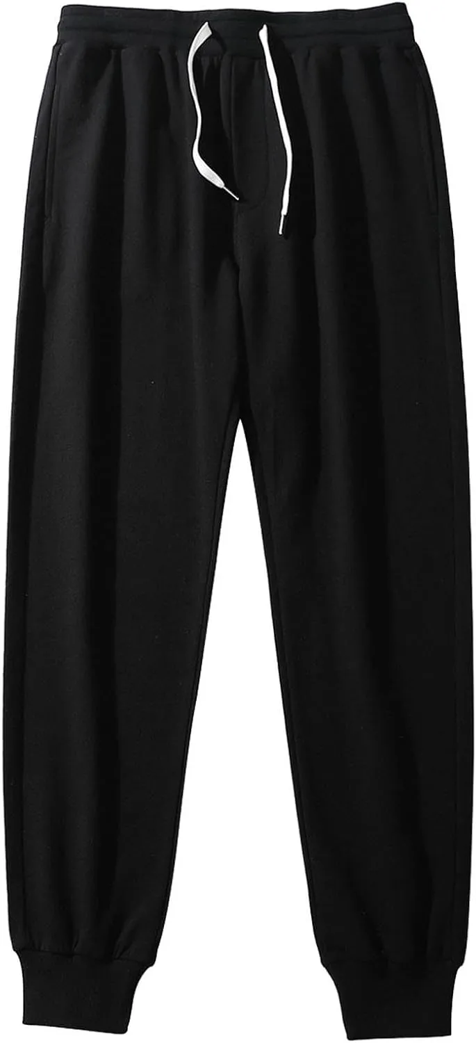 Mens Casual Sweatpants Drawstring Lightweight Joggers Lounge Pants Elastic Waistband Loose Fit Summer Pants
