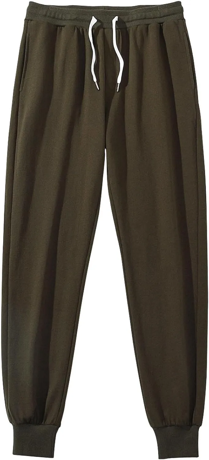 Mens Casual Sweatpants Drawstring Lightweight Joggers Lounge Pants Elastic Waistband Loose Fit Summer Pants