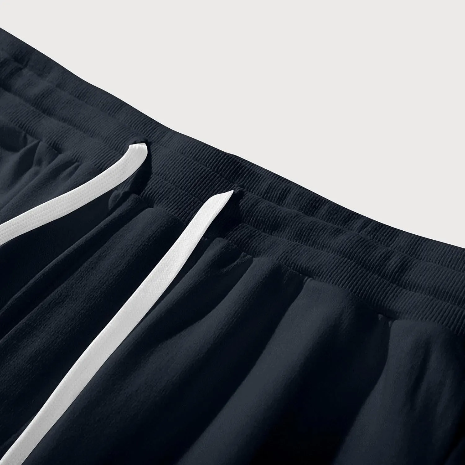 Mens Casual Sweatpants Drawstring Lightweight Joggers Lounge Pants Elastic Waistband Loose Fit Summer Pants