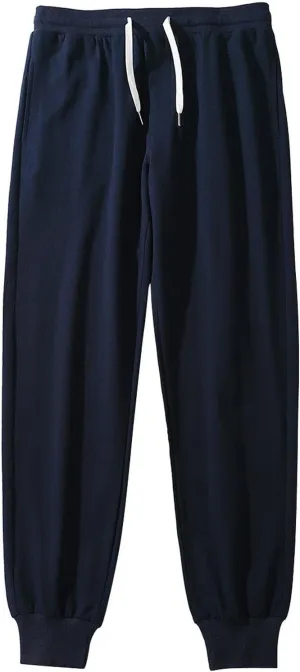Mens Casual Sweatpants Drawstring Lightweight Joggers Lounge Pants Elastic Waistband Loose Fit Summer Pants