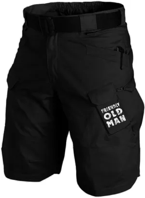 Men's Tactical Pants Outdoor Cargo Shorts Lightweight Quick Dry Hiking Fishing Military Shorts with Multi Pockets